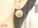 A2-73　つまみ細工 小菊のピアス