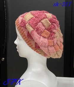 画像2: sk-317　バスケット編みのベレー帽