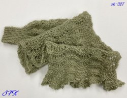 画像2: sk-327　藤編みのショートマフラー